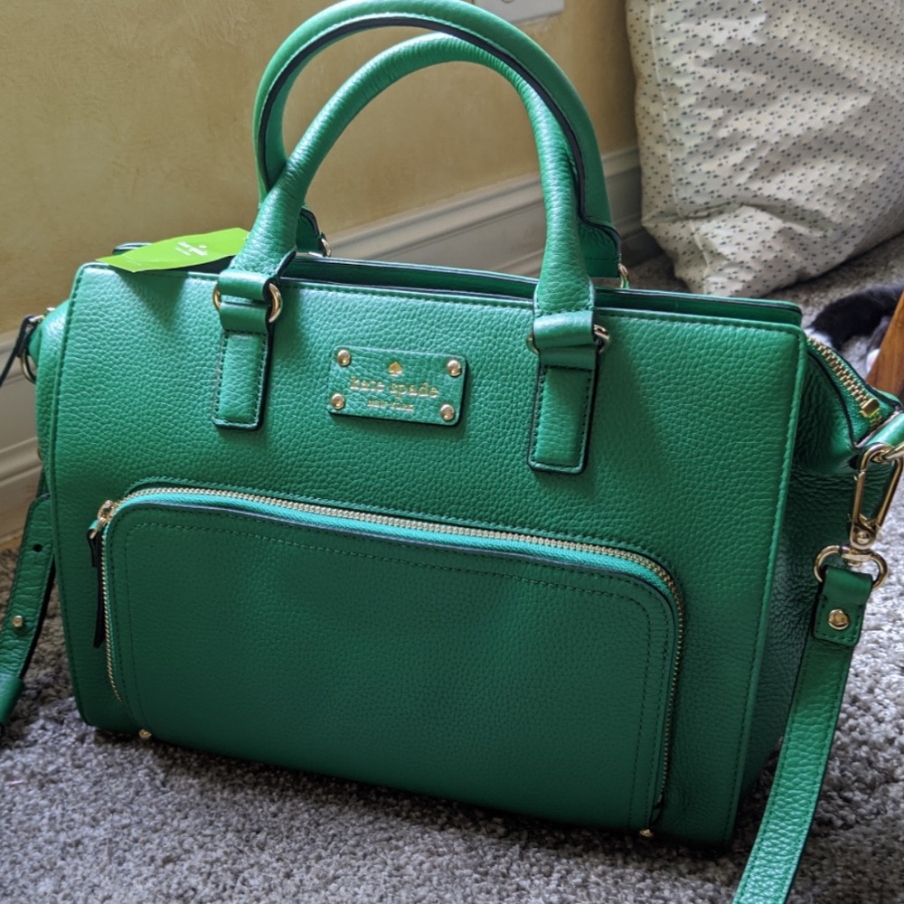 Kate Spade Vibrant Green Satchel